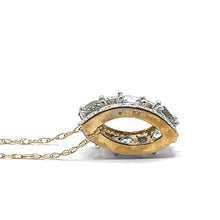 Load image into Gallery viewer, Secondhand Topaz and Diamond Lozenge Necklace