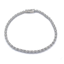 Load image into Gallery viewer, 9ct White Gold Lab Grown Diamond Tennis Bracelet – 3.00ct E/VS1 (6.5")