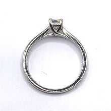 Load image into Gallery viewer, Secondhand Platinum Emerald Cut Diamond Ring - 0.61ct