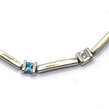 Load image into Gallery viewer, Secondhand Topaz and Diamond Bracelet