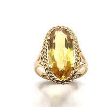 Load image into Gallery viewer, Secondhand 9ct Gold Citrine Ring