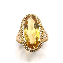 Load image into Gallery viewer, Secondhand 9ct Gold Citrine Ring