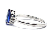 Load image into Gallery viewer, Platinum Tanzanite and Diamond Ring