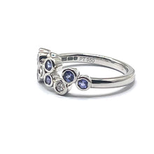 Load image into Gallery viewer, Platinum Tanzanite and Diamond Ring