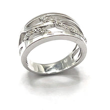 Load image into Gallery viewer, Secondhand Diamond Cut Out Band Ring