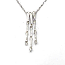 Load image into Gallery viewer, Secondhand 9ct White Gold Diamond Necklace