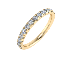 18ct Yellow Gold Diamond Eternity Ring - 0.41ct