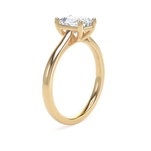 Load image into Gallery viewer, 18ct Yellow Gold Radiant Cut Lab Grown Diamond Ring - 1.00ct