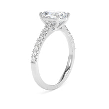Load image into Gallery viewer, Platinum Radiant Cut Lab Grown Diamond Ring - 2.35ct