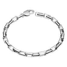 Load image into Gallery viewer, Sterling Silver Box Chain Bracelet