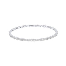 Load image into Gallery viewer, Diamonfire Cubic Zirconia Flexi Bangle