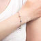 Load image into Gallery viewer, Diamonfire Alternating Shell Pearl and Zirconia Station Bracelet