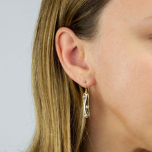 Load image into Gallery viewer, Fiorelli Gold Plated Oblong Earrings

