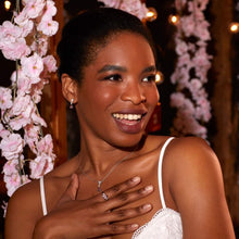 Load image into Gallery viewer, Diamonfire Dusky Pink Cubic Zirconia Pear Drop Pendant