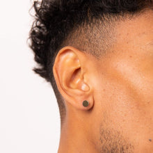 Load image into Gallery viewer, Steel Disc Stud Earrings
