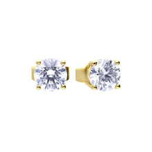 Load image into Gallery viewer, Diamonfire Gold Plated Cubic Zirconia Studs