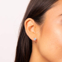 Load image into Gallery viewer, Diamonfire Gold Plated Cubic Zirconia Studs
