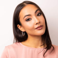 Load image into Gallery viewer, Diamonfire Cubic Zirconia Large Hoop Earrings