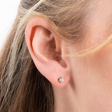 Load image into Gallery viewer, Diamonfire Cubc Zirconia Gold Plated Stud Earrings