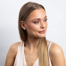 Load image into Gallery viewer, Diamonfire Cubic Zirconia Oval Cluster Stud Earrings