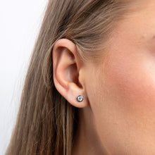 Load image into Gallery viewer, Diamonfire Cubic Zirconia Bezel Set Earrings 0.25ct