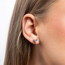 Load image into Gallery viewer, Diamonfire Cubic Zirconia Heart Stud earrings Gold Plate