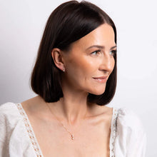 Load image into Gallery viewer, 9ct Gold Diamond Trilogy Drop Earrings