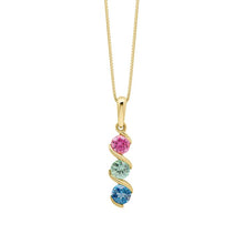 Load image into Gallery viewer, 9ct Gold Amalfi Gemstone Necklace
