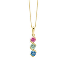 Load image into Gallery viewer, 9ct Gold Amalfi Gemstone Necklace