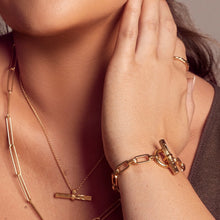 Load image into Gallery viewer, Hot Diamonds Gold Edit Hope Bar pendant