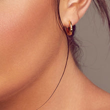 Load image into Gallery viewer, Hot Diamonds Gold Edit Soul Hoop Earrings