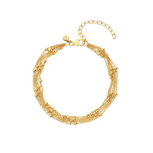 Load image into Gallery viewer, Hot Diamonds Gold Edit Multi Strand Bead Bracelet