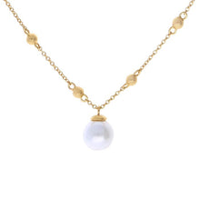 Load image into Gallery viewer, Diamonfire Cubic Zirconia and Shell Pearl Necklace