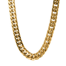 Load image into Gallery viewer, Gold Plated Steel Curb Chain