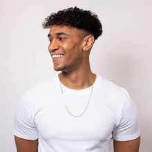 Load image into Gallery viewer, Mens Steel Anchor Link Chain - Gold Plated