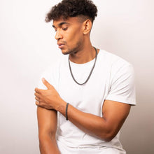 Load image into Gallery viewer, Stainless Steel Gunmetal Curb Bracelet