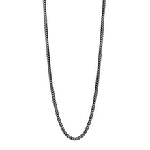 Load image into Gallery viewer, Fred Bennett Cuban Link Silver Gunmetal plated Necklace