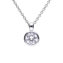 Load image into Gallery viewer, Diamonfire Cubic Zirconia Bezel Set Pendant - 0.75ct