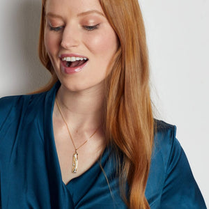 Fiorelli Gold Plated Oblong Necklace