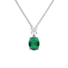 Load image into Gallery viewer, Diamonfire Green Cubic Zirconia Necklace