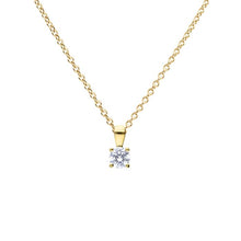 Load image into Gallery viewer, Diamonfire Gold Plated Cubic Zirconia Pendant