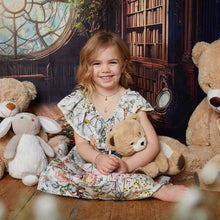 Load image into Gallery viewer, D For Diamond Enamel Flower Pendant