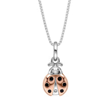 Load image into Gallery viewer, D For Diamond Rose Gold Ladybird