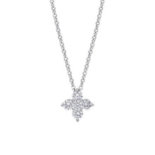 Load image into Gallery viewer, Diamonfire Cubic Zirconia Flower Pendant