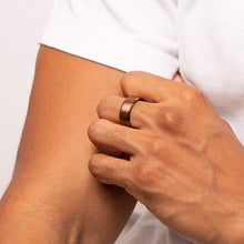 Load image into Gallery viewer, Tungsten Ring - Rose Gold Plated Brushed