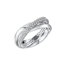 Load image into Gallery viewer, Diamonfire Triple Twist Ring.