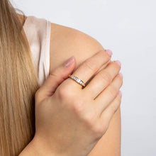 Load image into Gallery viewer, Diamonfire Gold Plate Baguette Cubic Zirconia Ring