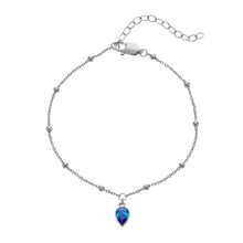 Load image into Gallery viewer, Silver Whisper Birthstone Bracelet - December