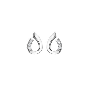 Hot Diamonds Teardrop Stud Earrings