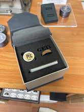 Load image into Gallery viewer, Titanium and Wood Inlay Ring